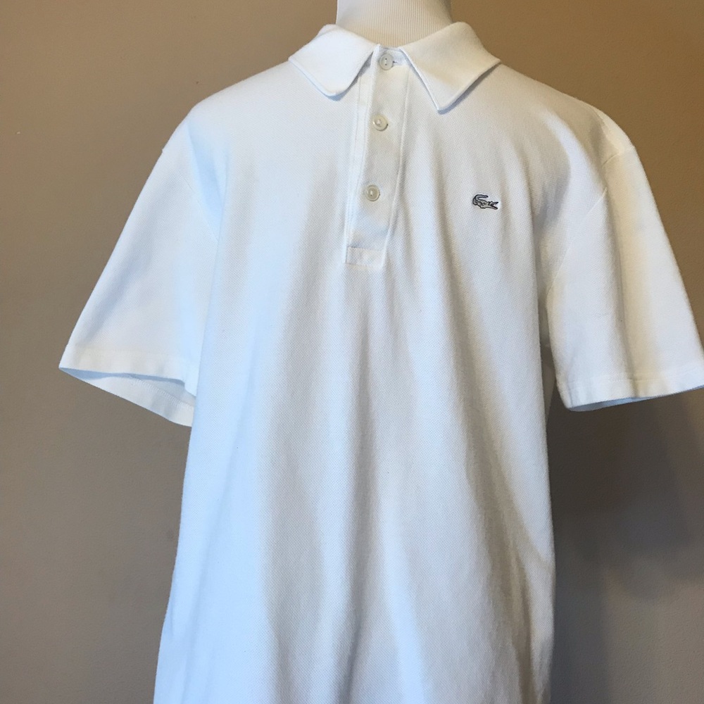 Lacoste polo white junior/teen 5
